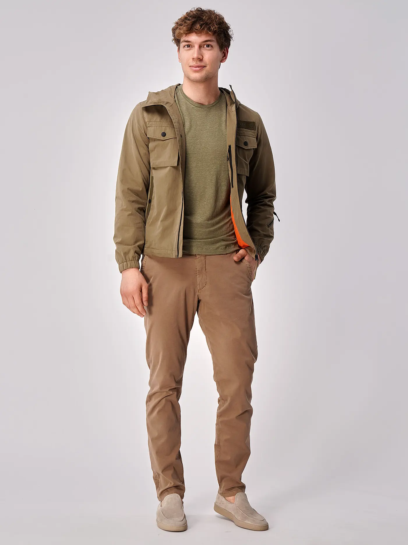 MAJESTIC FILATURES | Leinen T-Shirt | olive